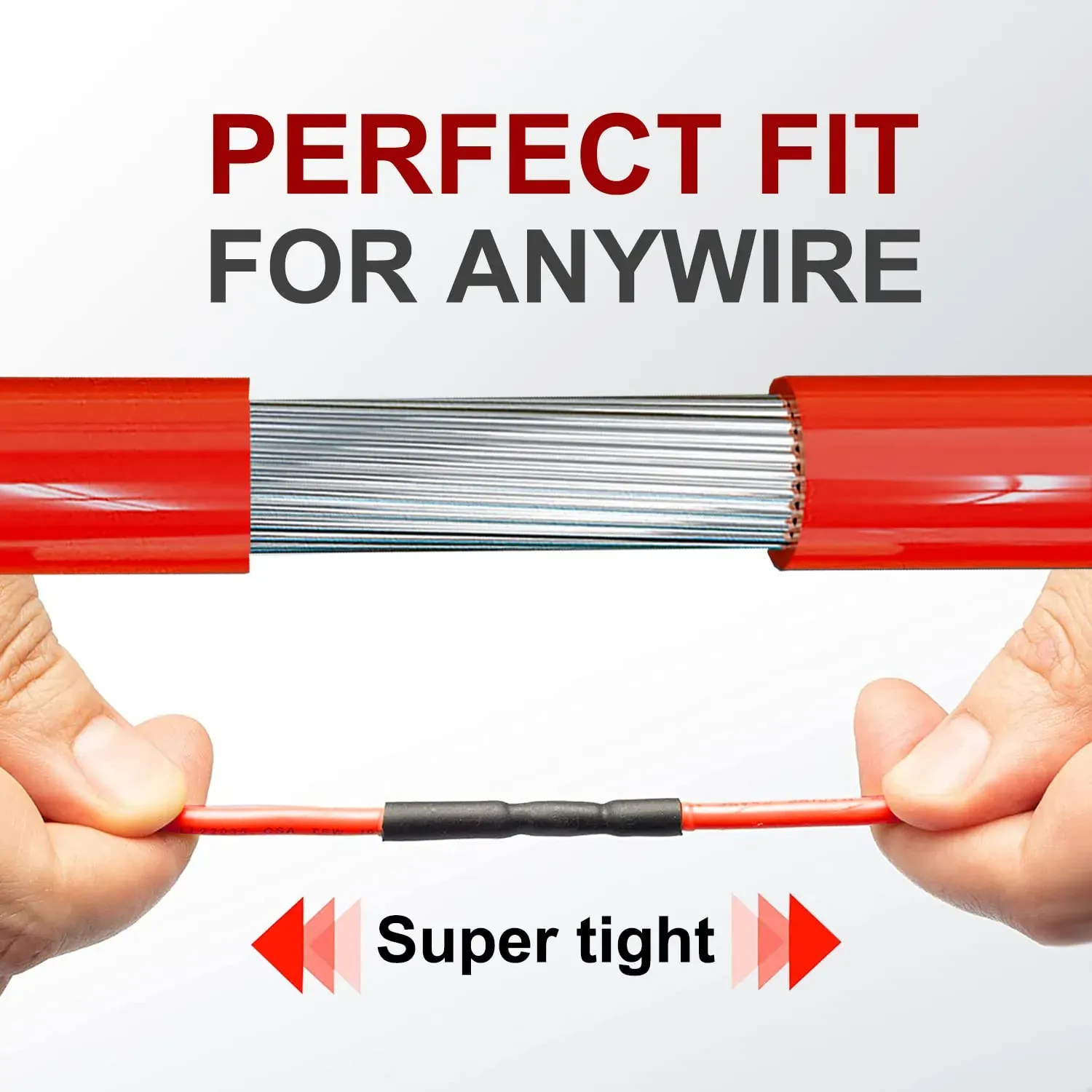 2m Polyolefin Shrink Tube 1/24" (1mm) 2:1 Ratio Heat Shrink Tubing Sleeving Wrap Shrinking Price