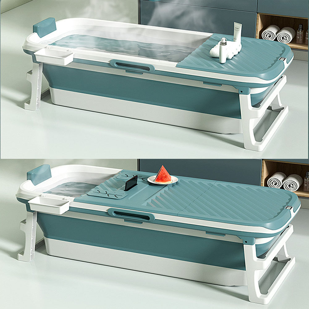 Foldable 135cm Large Massage Bathtub Portable Bath Tub with Drain for adult Price