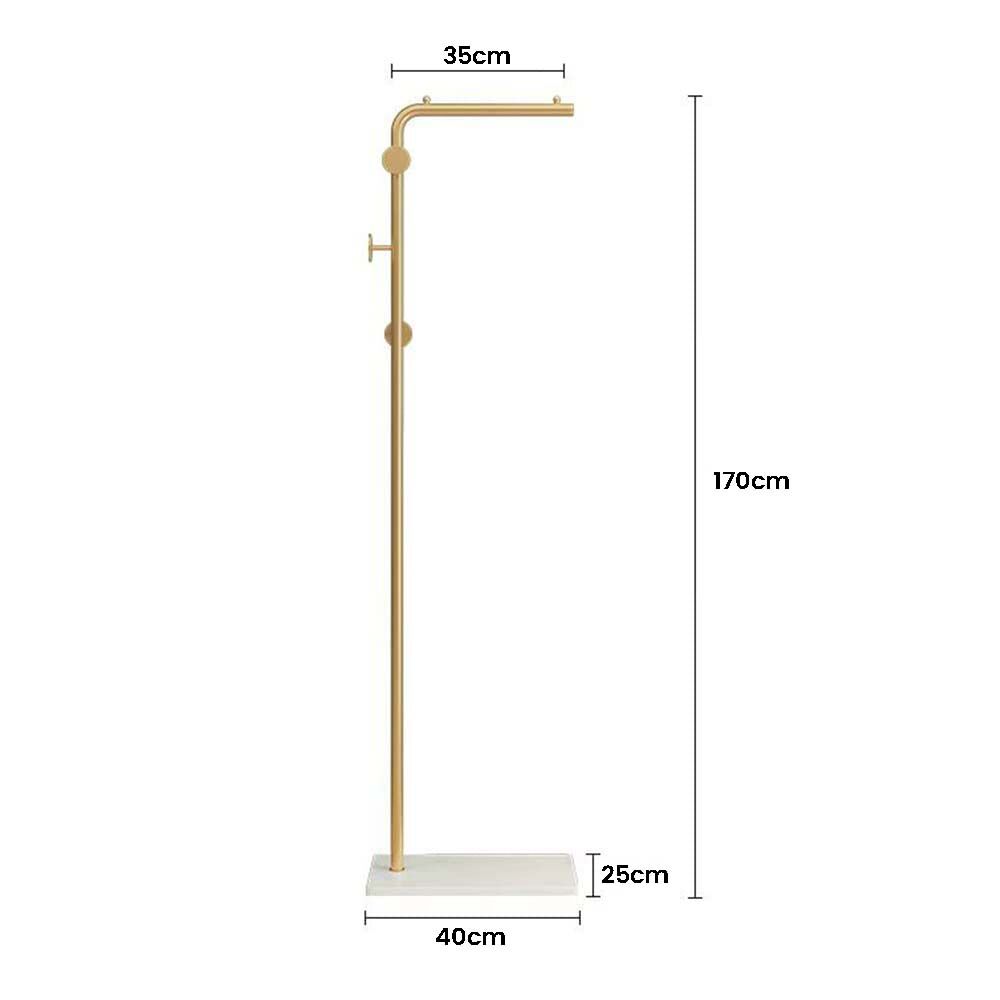 Metal Coat Rack Marble Base Hooks Clothes Coats Bag Tree Hat Display Hanger Stand Organiser Price