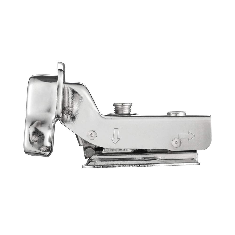 8 Pack 304 Stainless Steel Cabinet Hinges 100 Degree Soft Closing Insert Overlay Door Hinge Nickel Plated Finish Price