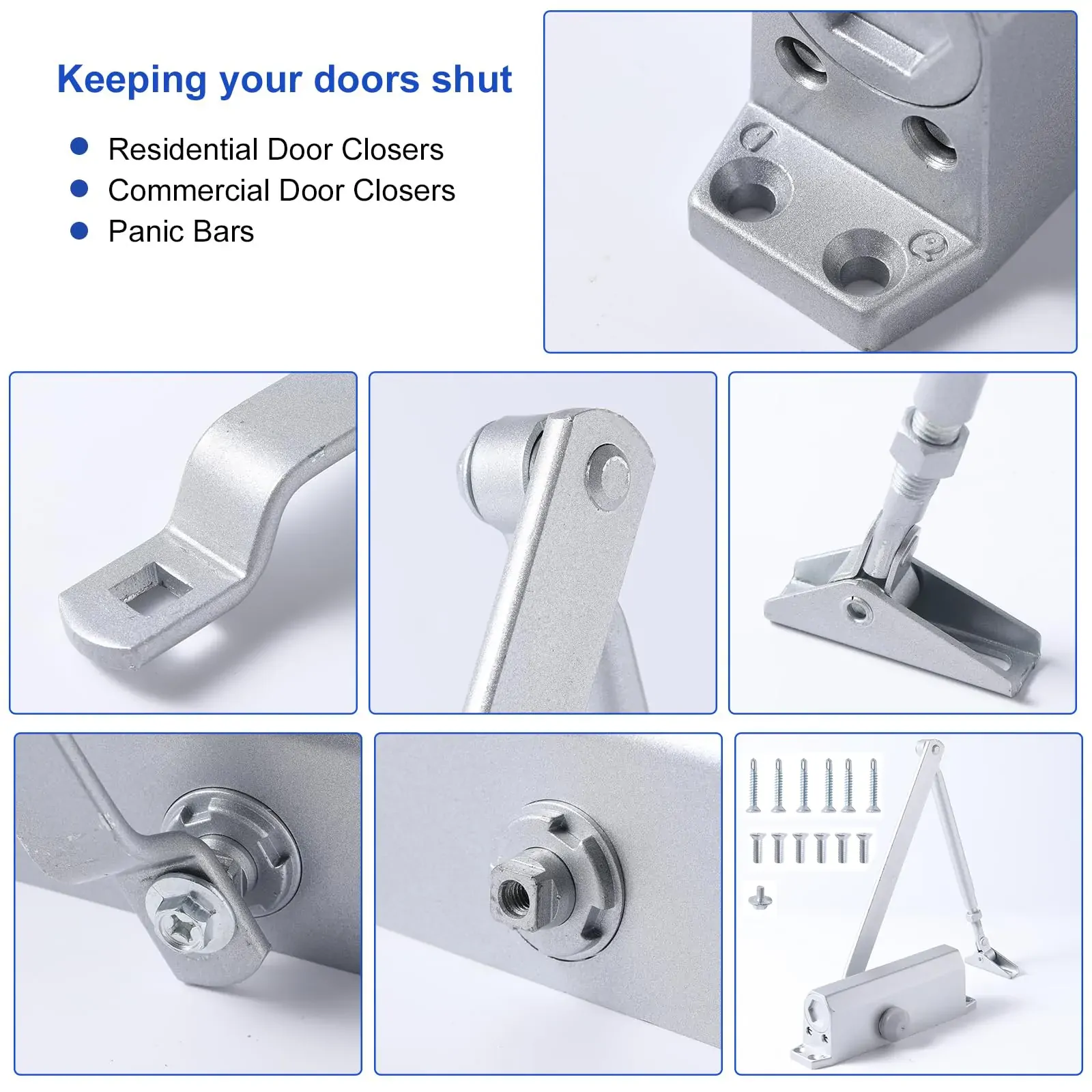 Auto Commercial Door Closers Hydraulic Door Closer for Home Commercial Door 25-45kg Price