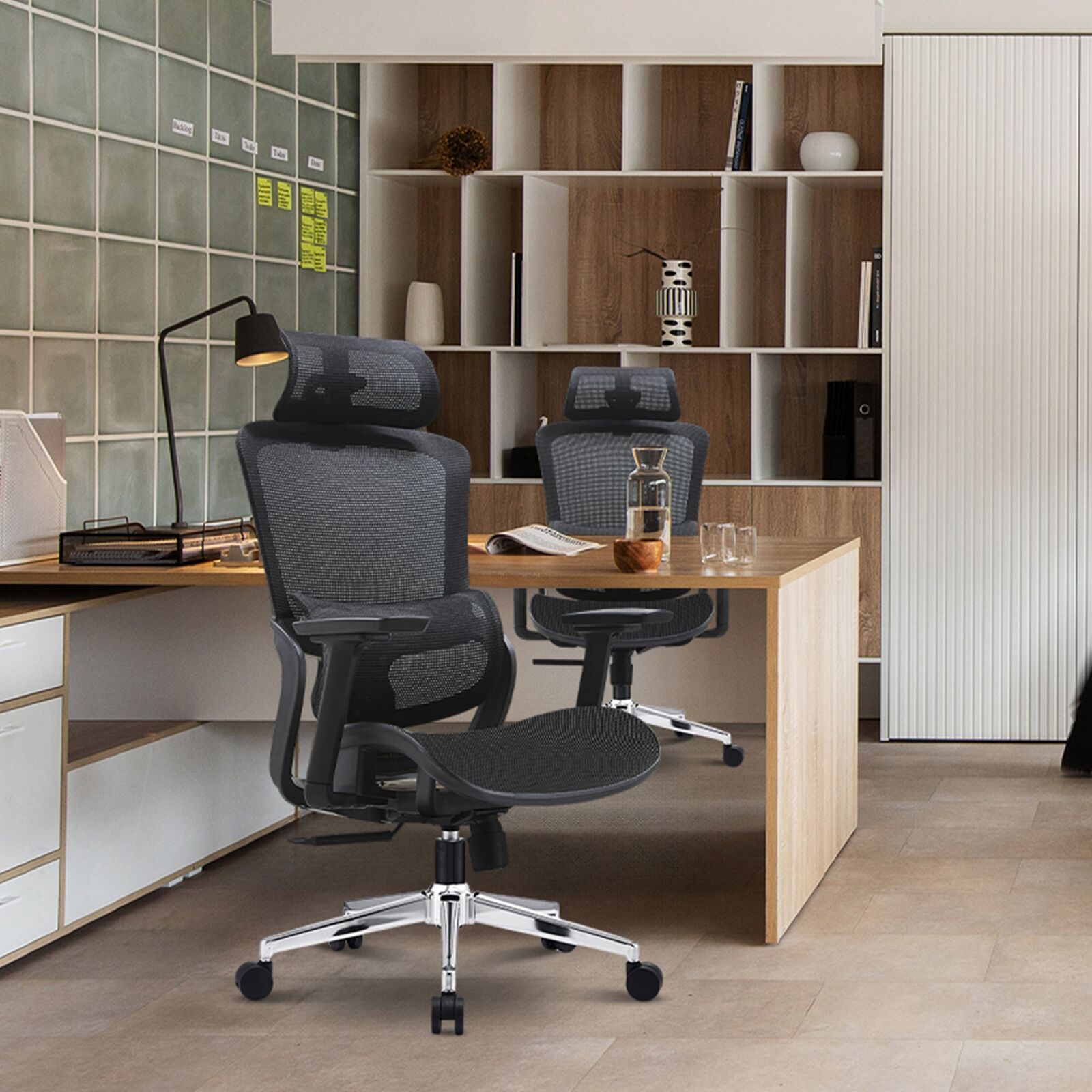 Elena High Back Full Mesh Ergonomic Office Chair In Black Price