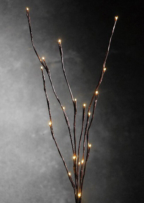 10 Sets of LED Light Bunch Stem - Warm White BATTERY fairy lights - 50cm high 20 bulbs/petals Price