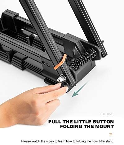 Bike Stand Foldable Portable- Rockbros Aluminum Alloy Light Weight 1.6gk Garage House Shed Bike Wheel Holder Portable Price
