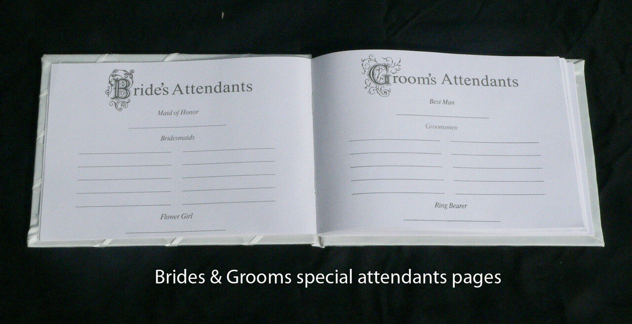 White Wedding Guest Book Register with Silver Pen Matching Stand Set 36 Lined Pages - White Sach Diamante Cover Price