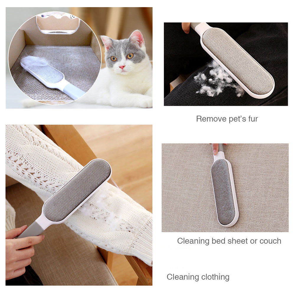 3 in 1 Furs Brusher Pet Hair Lint Remover Brush Self-cleaning Base Price
