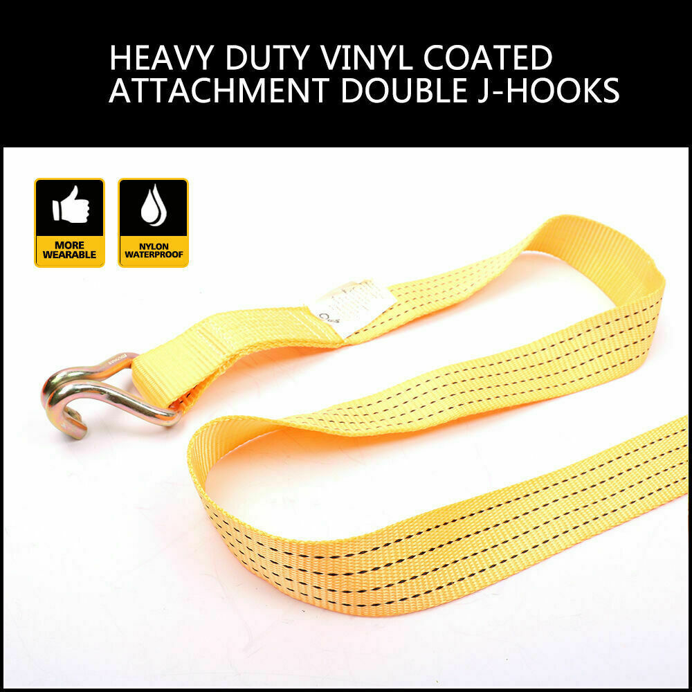 50mm x 10M Tie Down Strap Heavy Duty Ratchet Straps Trailer Boat 2000KG Loading Price