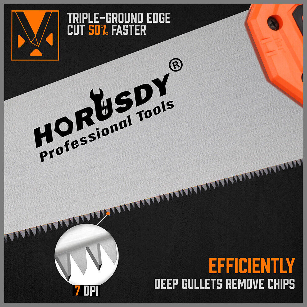 16" Hand Saw Sharp Cut Wood Plastic Cutting Heavy Duty Crosscut Saw 505mm Long Price