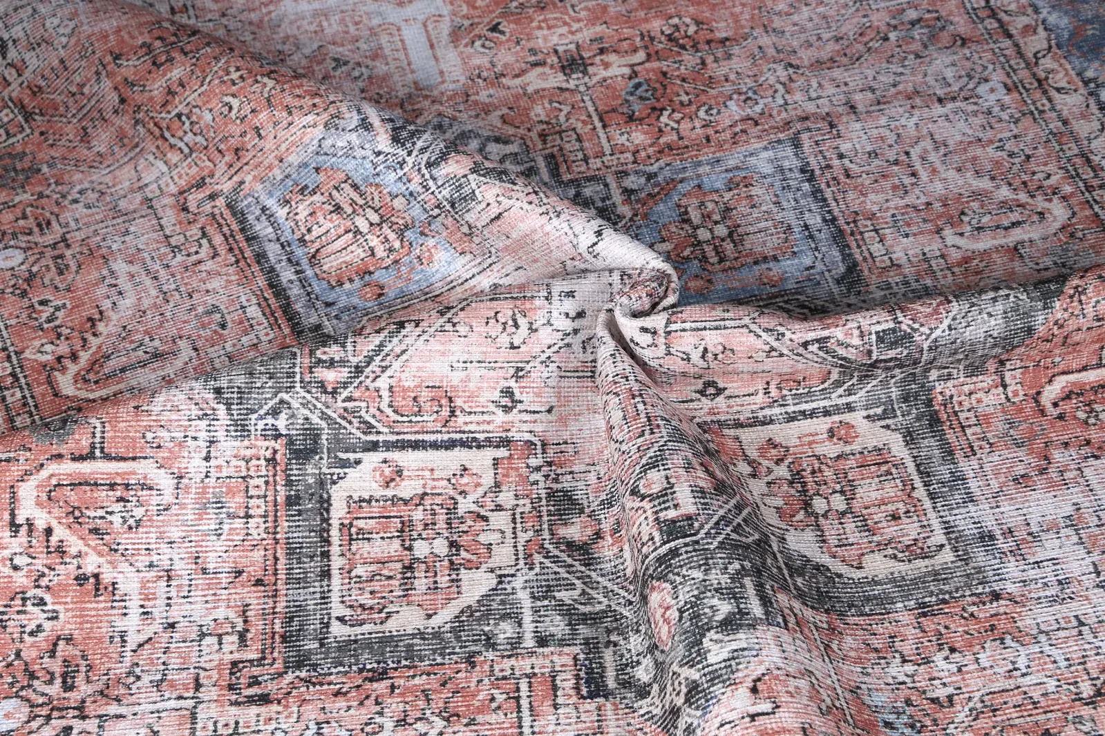 vintage-crown-cezanne-terracotta-sky-distressed-vintage-rug 80X400 Price