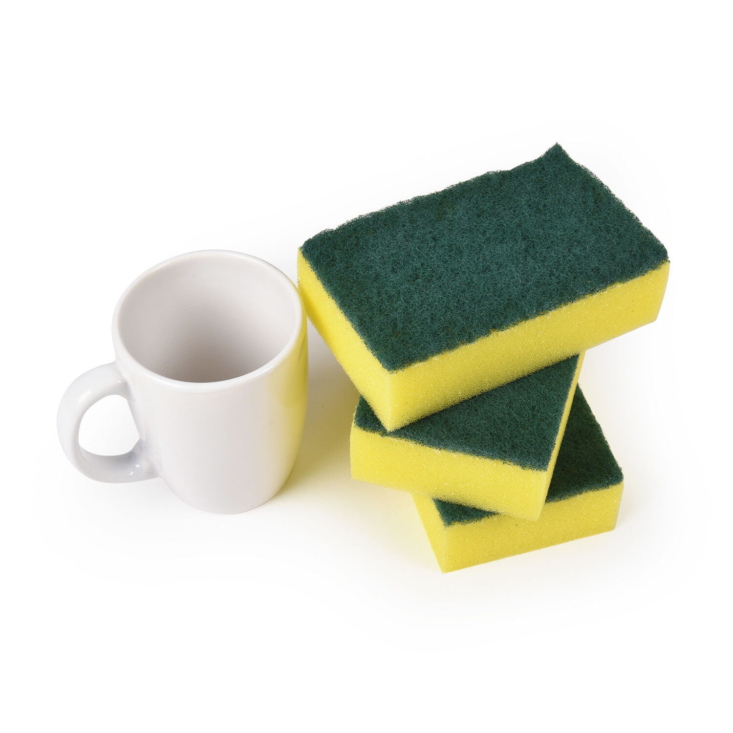 36x Scourer Sponges Strong Commercial Grade Regular Duty 15x10x3cm Bulk Price