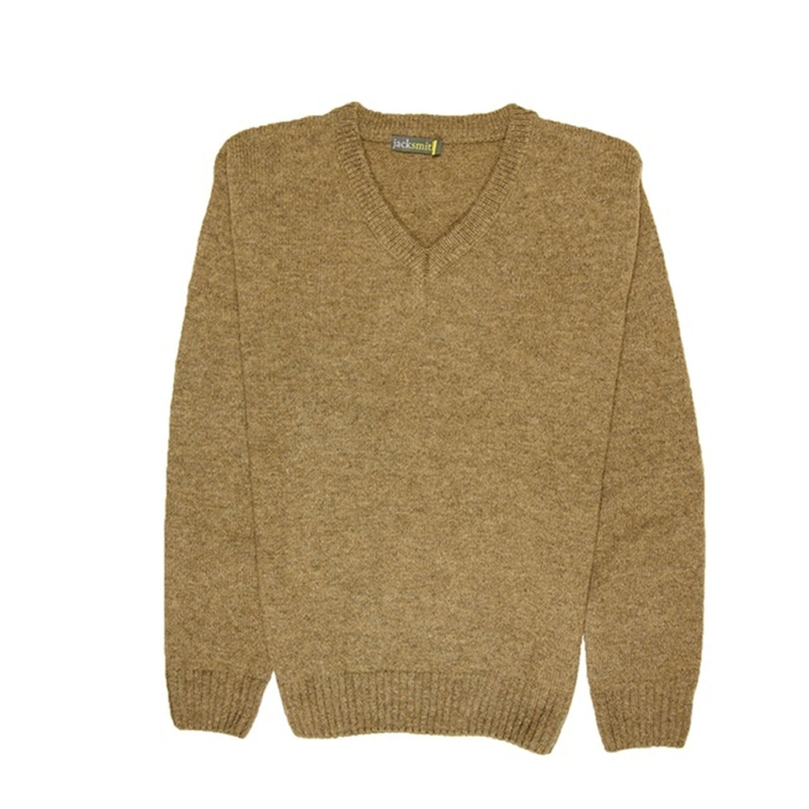 100% Shetland Wool V Neck Knit Jumper Pullover Mens Sweater Knitted - Nutmeg (23) - XXL Price