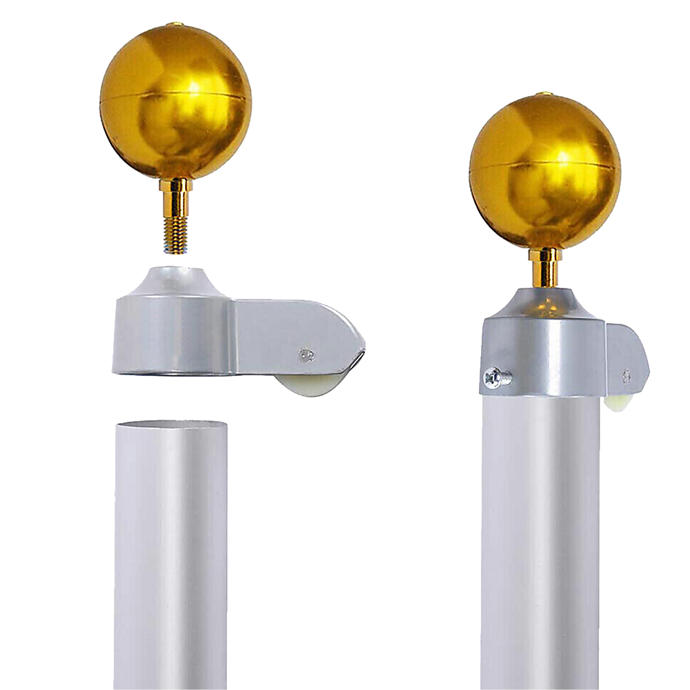 6.0m Flag Pole Full Set / Kit w Australian Flag Price