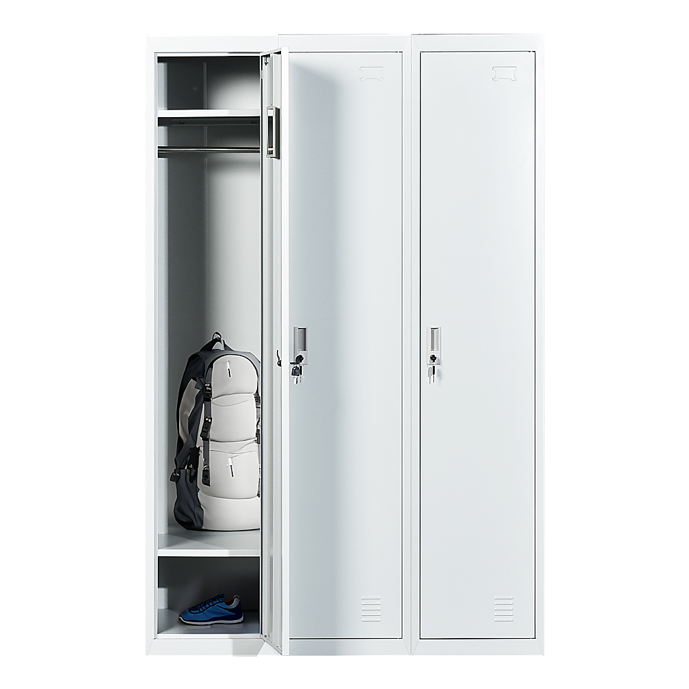Three-Door Side by Side Office Gym Shed Storage Locker Price
