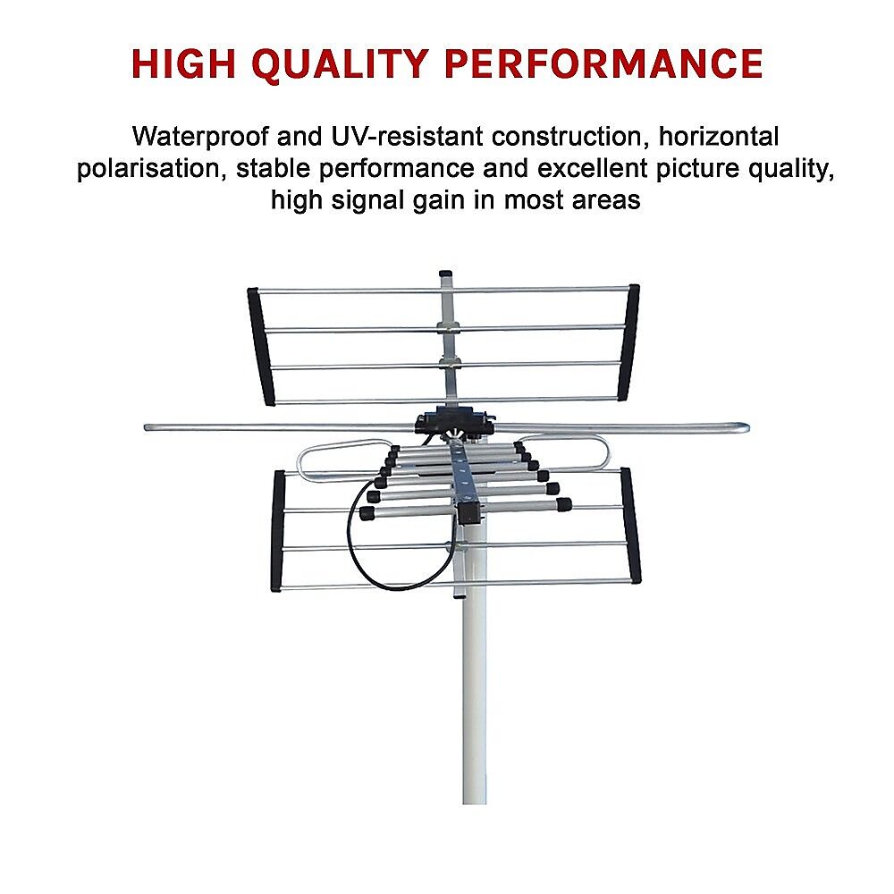 Digital TV Outdoor Antenna Aerial UHF VHF FM AUSTRALIAN Signal Amplifier Booster Price