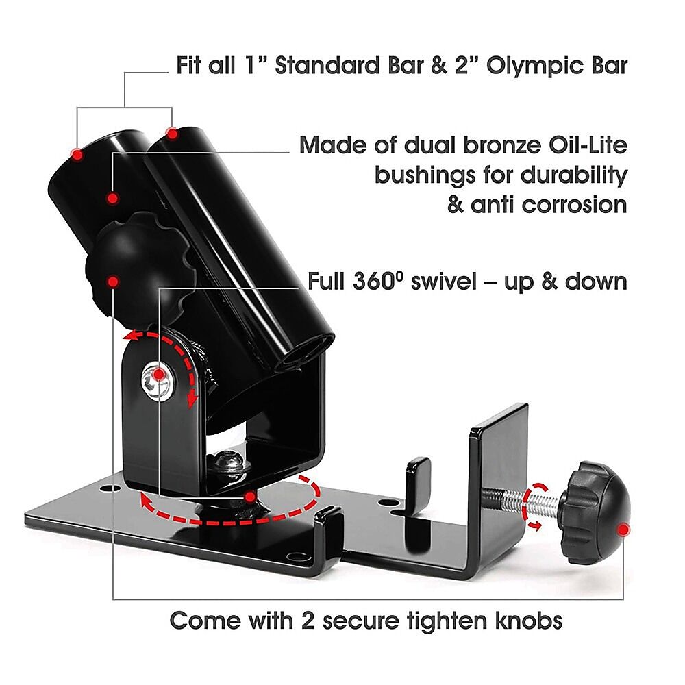 T Bar Row Landmine Platform 360-degree Swivel Fits 1", 2" Olympic Bars Price