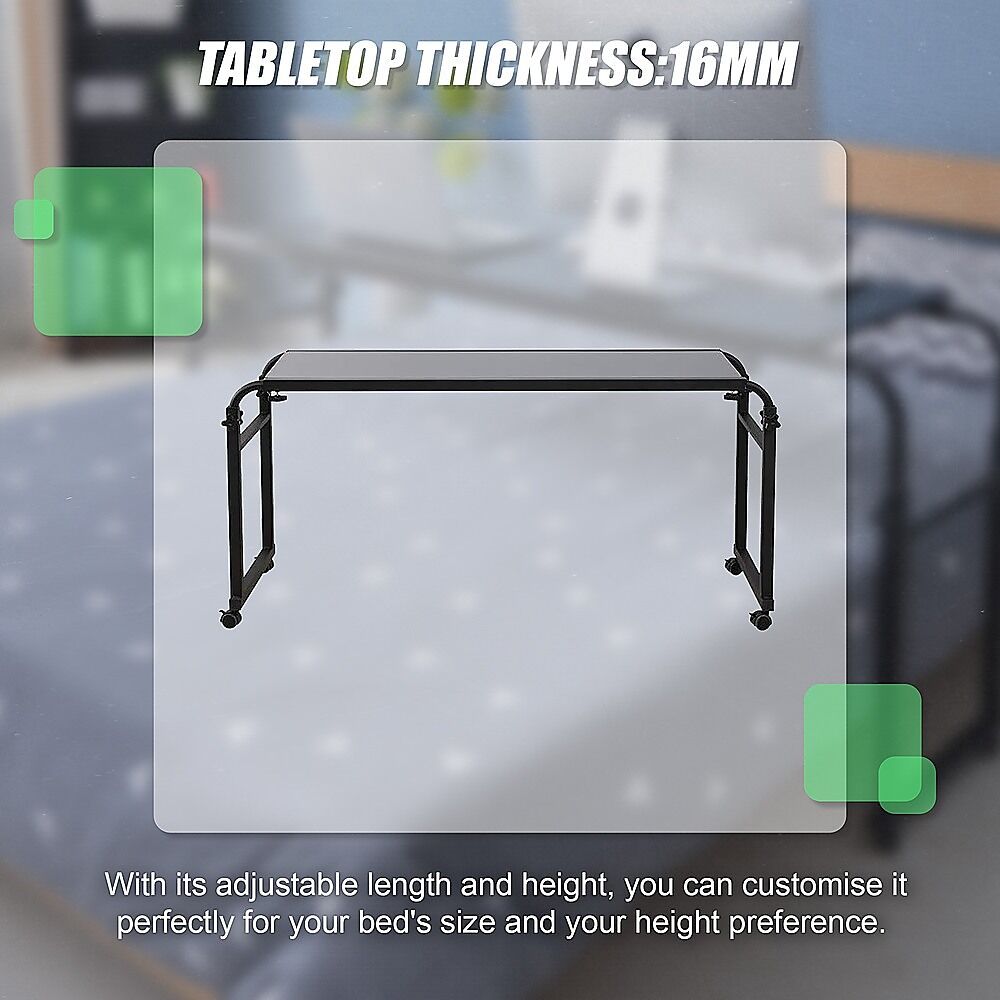 Overbed Table Work Laptop Desk with Wheels Price