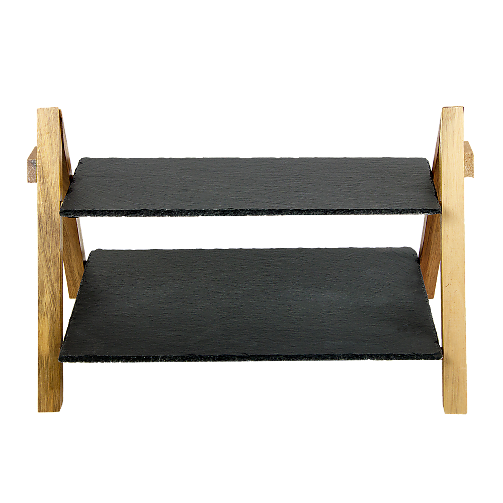 Party 2 Tier Cake Stand Slate Wedding Tiered Serving Stand Afternoon Tea Price