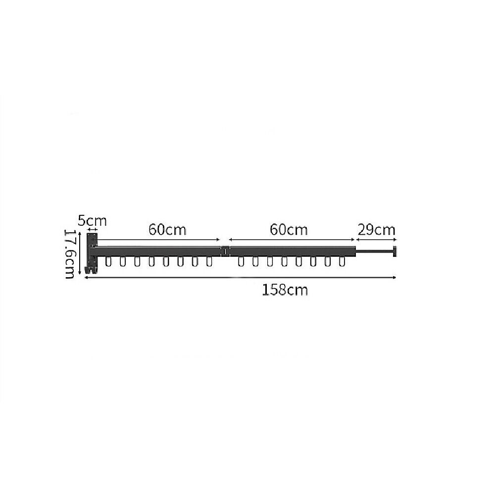 Foldable Wall Hanging Clothes Drying Rack Clothes Balcony Retractable Hanger Price