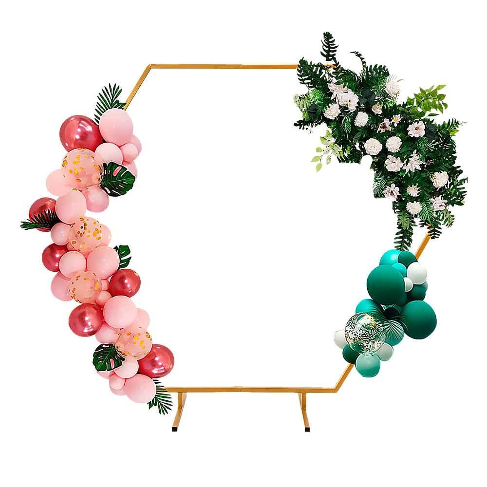 2M Wedding Hex Arch Backdrop Flower Display Stand Frame Background Price