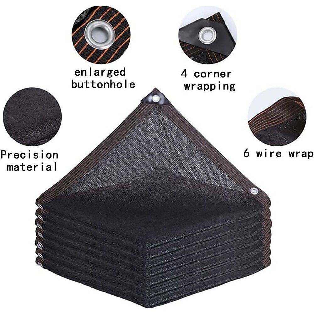 15m x 2m Black Fence Windscreen Privacy Screen Shade Cover Fabric Mesh Garden Price