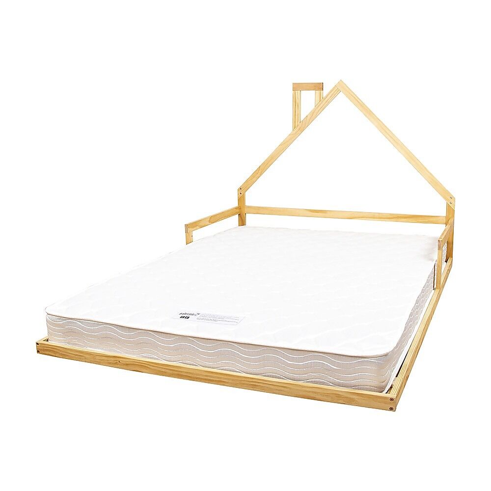 Pine Wood Floor Bed House Frame for Kids and Toddlers Price