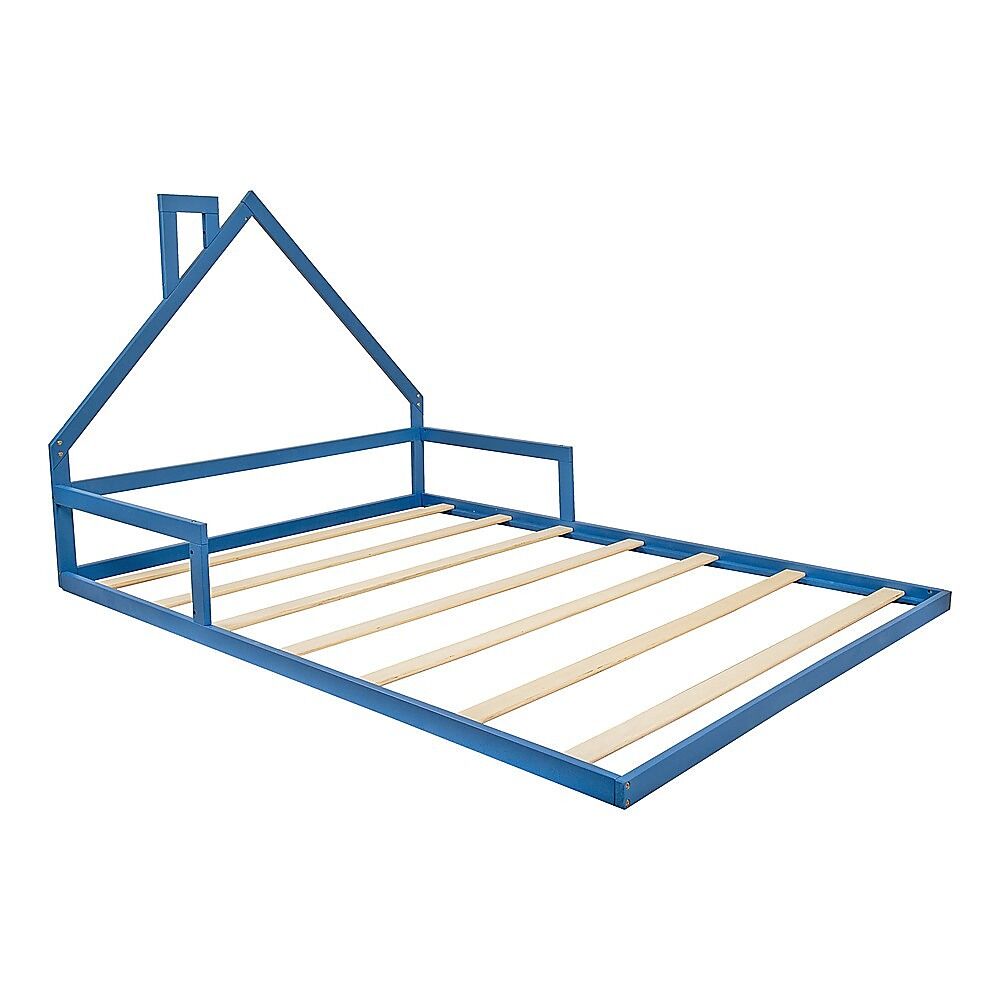 Pine Wood Floor Bed House Frame for Kids and Toddlers Price