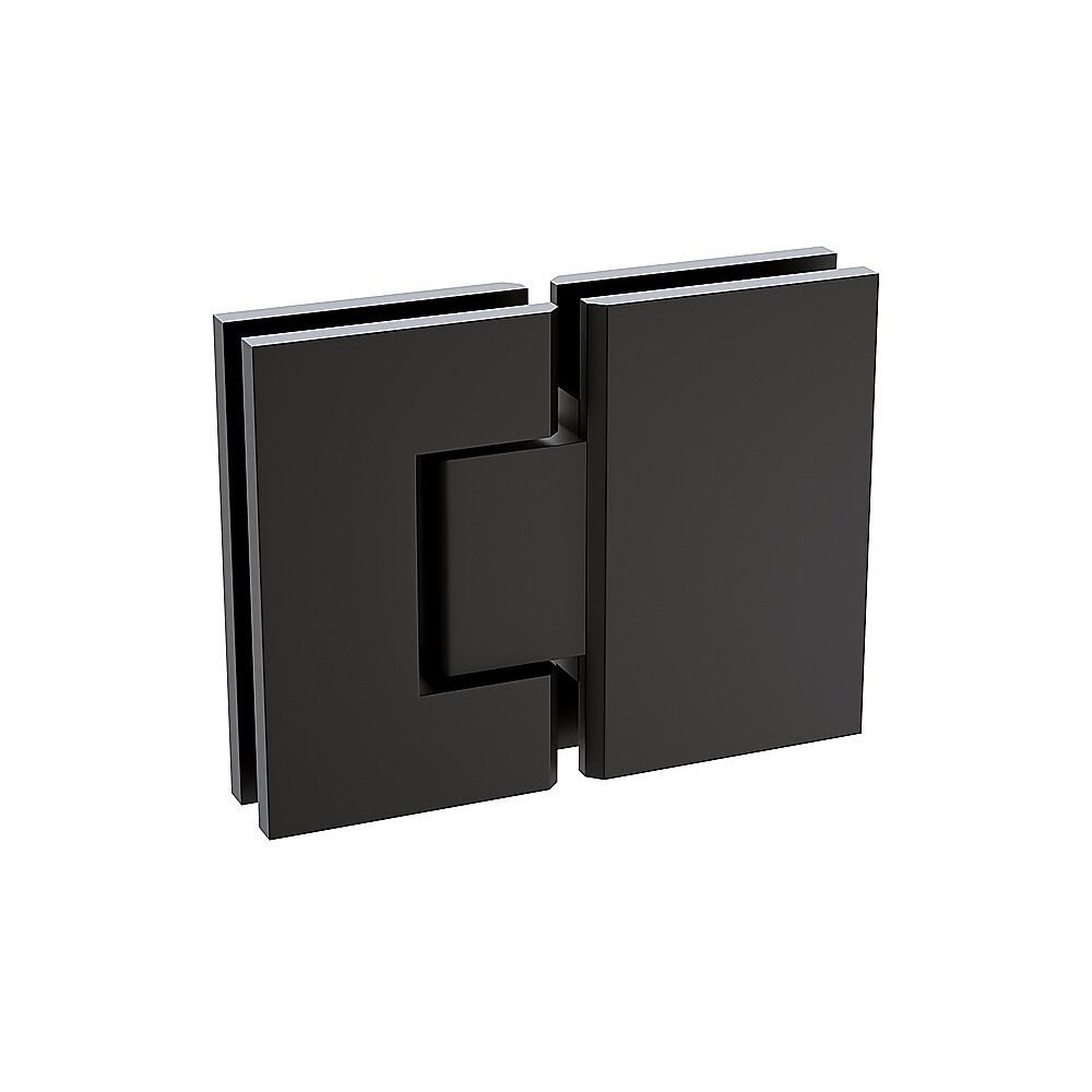100cm Frameless Glass Bath Screen with Stainless Steel Brackets - Black Price