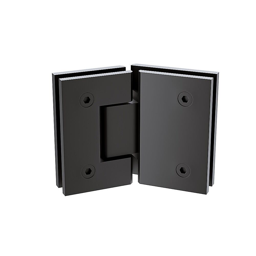 100cm Frameless Diamond Shower Screen with Black Brackets and SS Hinges, Square Knob Handle Price