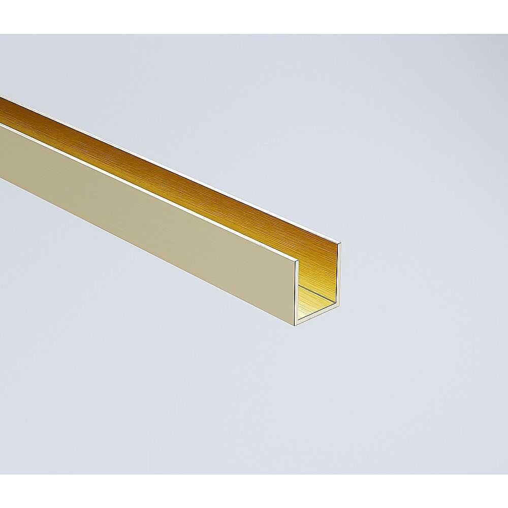 100cm Reeded Single Shower Glass Screen with Gold Wall Channel Price