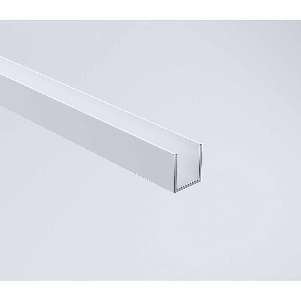 100cm Reeded Single Shower Glass Screen with White Wall & Floor Channel Price