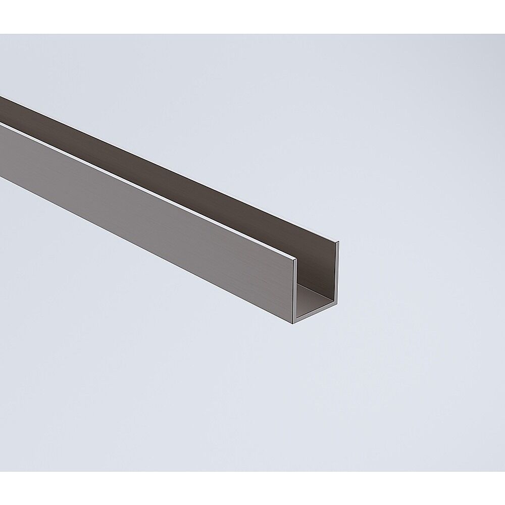 100cm Reeded Single Shower Glass Screen with Gunmetal Wall Channel Price