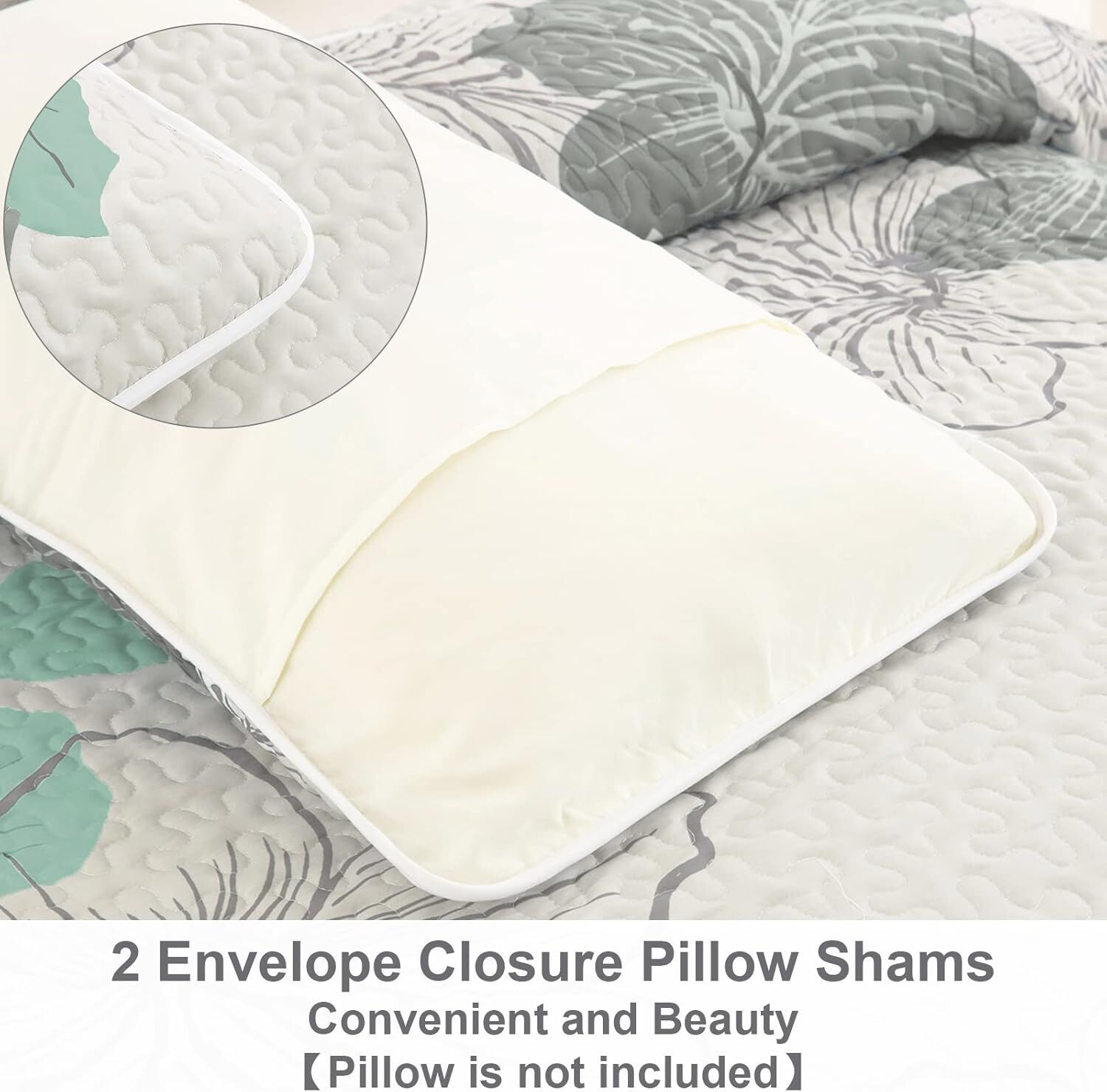 Radiant Quilted Coverlet and Pillowcases Set: Envelop Your Bed in Elegance - Queen size Price