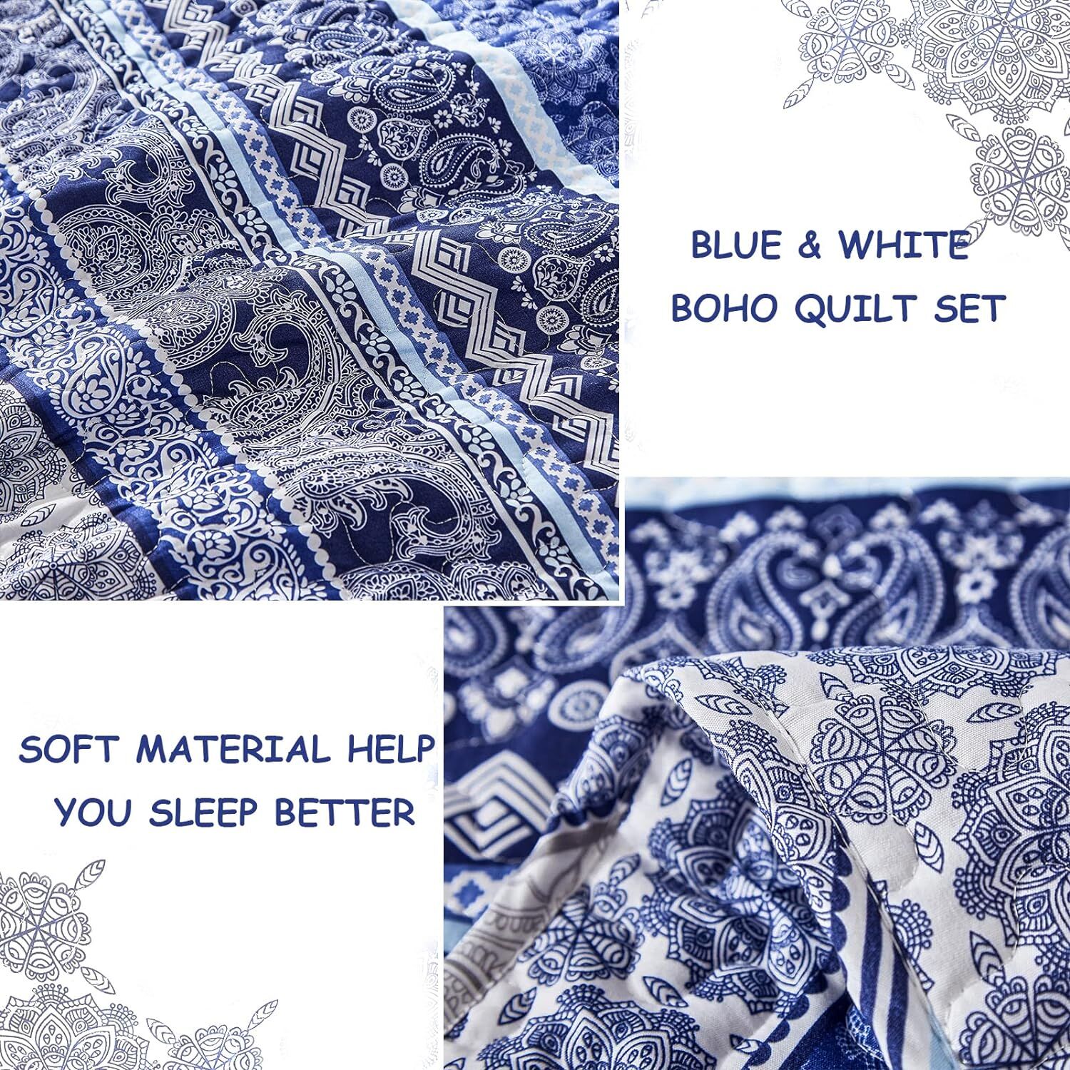 Sophisticated Quilted Coverlet and Pillowcases Set: A Timeless Addition - Queen size Price