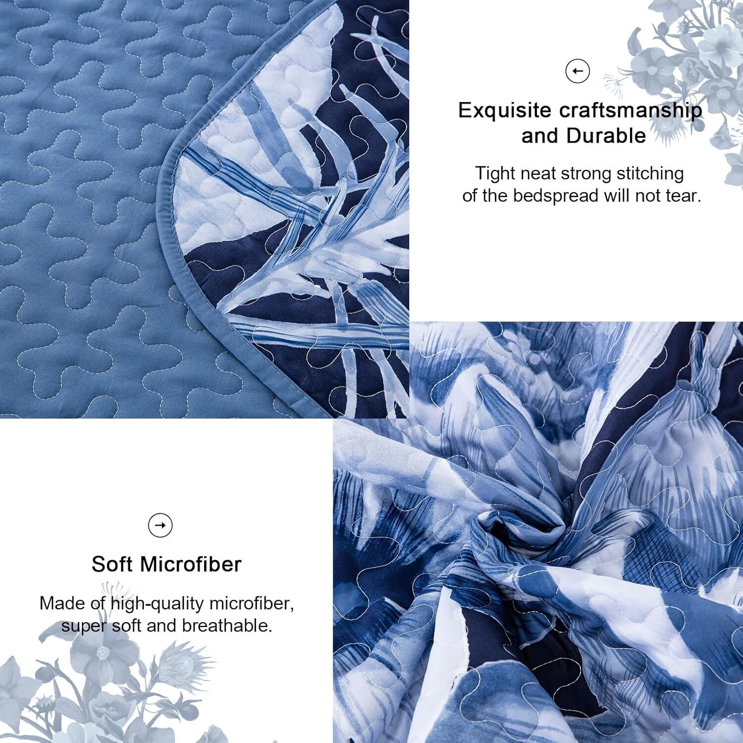 Vibrant Quilted coverlet and pillowcovers set: Eye Catching Design - Queen size Price