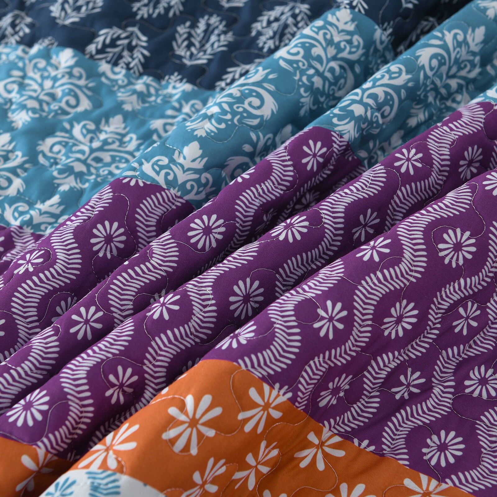 Quirky Quilted coverlet and pillowcovers set: Add Personality to Your Space - Queen size Price