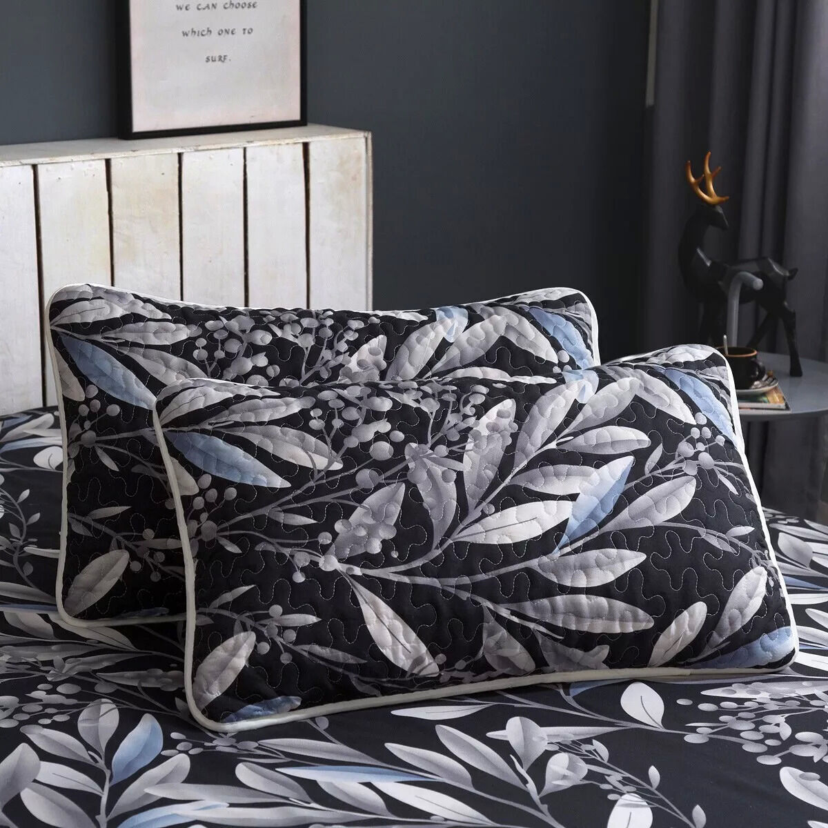 Whimsical Quilted bedspread and pillowcovers set: Add Fun to Your Space - Queen size Price