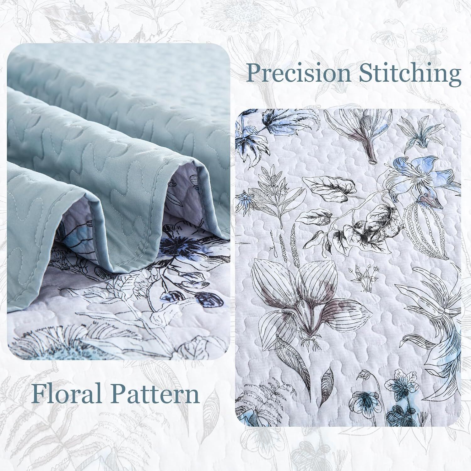 Yearning Quilted coverlet and pillowcovers set: For a Better Night's Sleep - Queen size Price