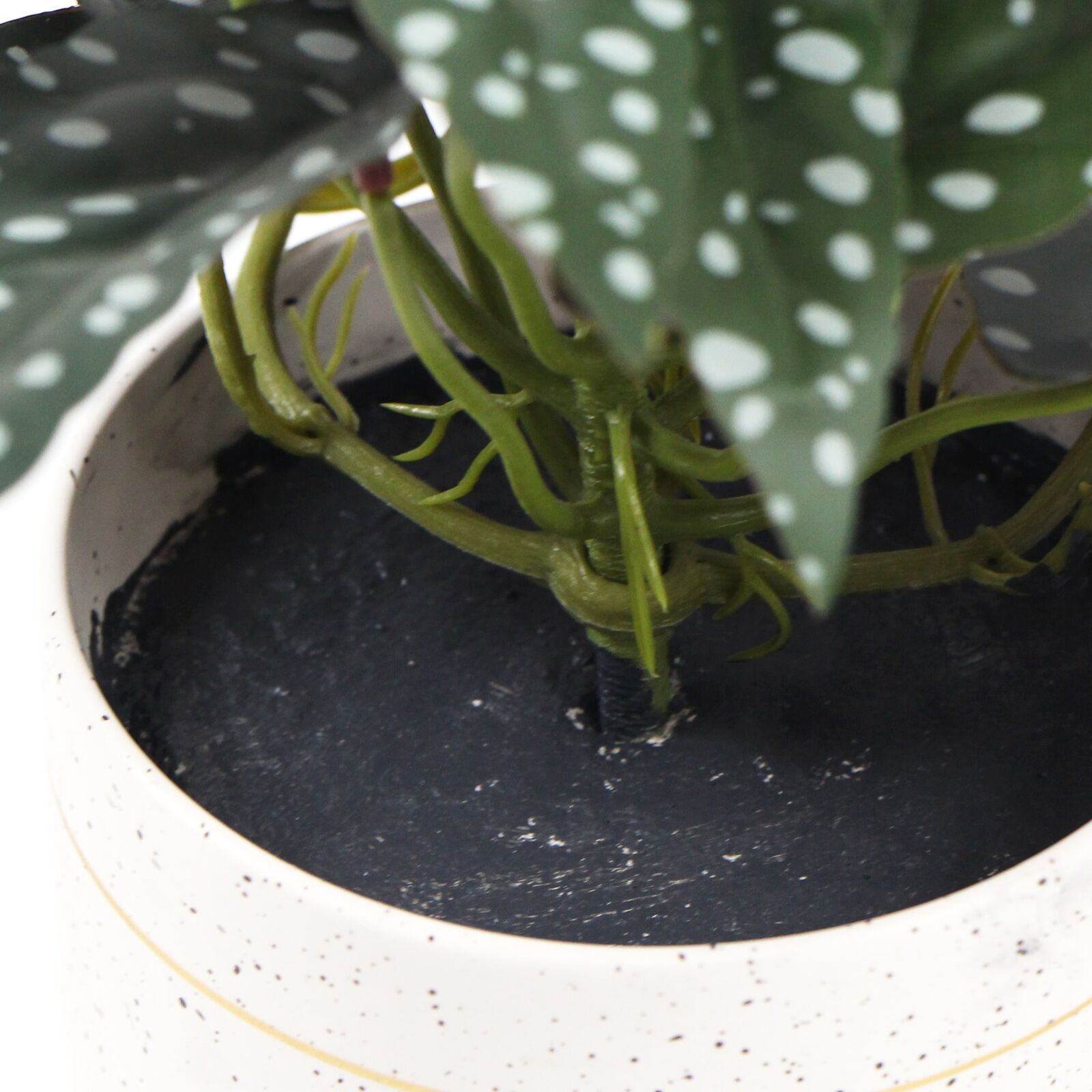 Artificial Bergonia Plant In Decorative Bowl 30cm Price