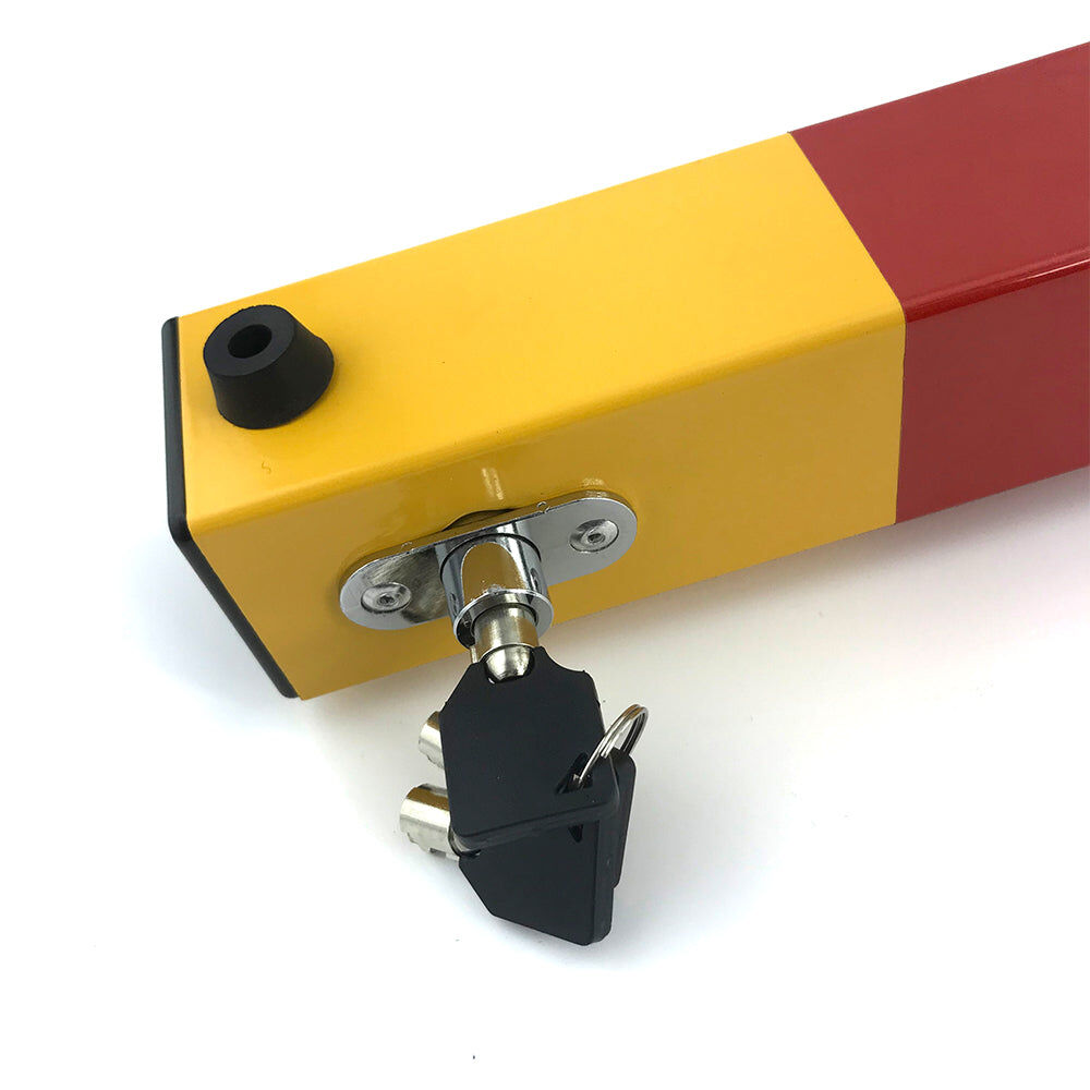 Square Heavy Duty Fold Down Security Parking Post Lock Safety Barrier 3 Keys Price