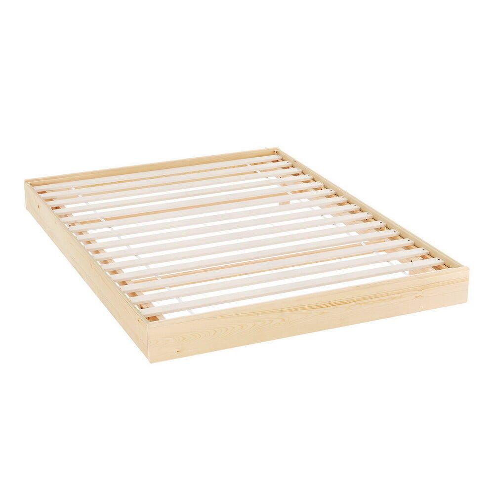 Artiss Bed Frame Double Size Floating Wooden Mattress Base Platform Timber ODIN Price