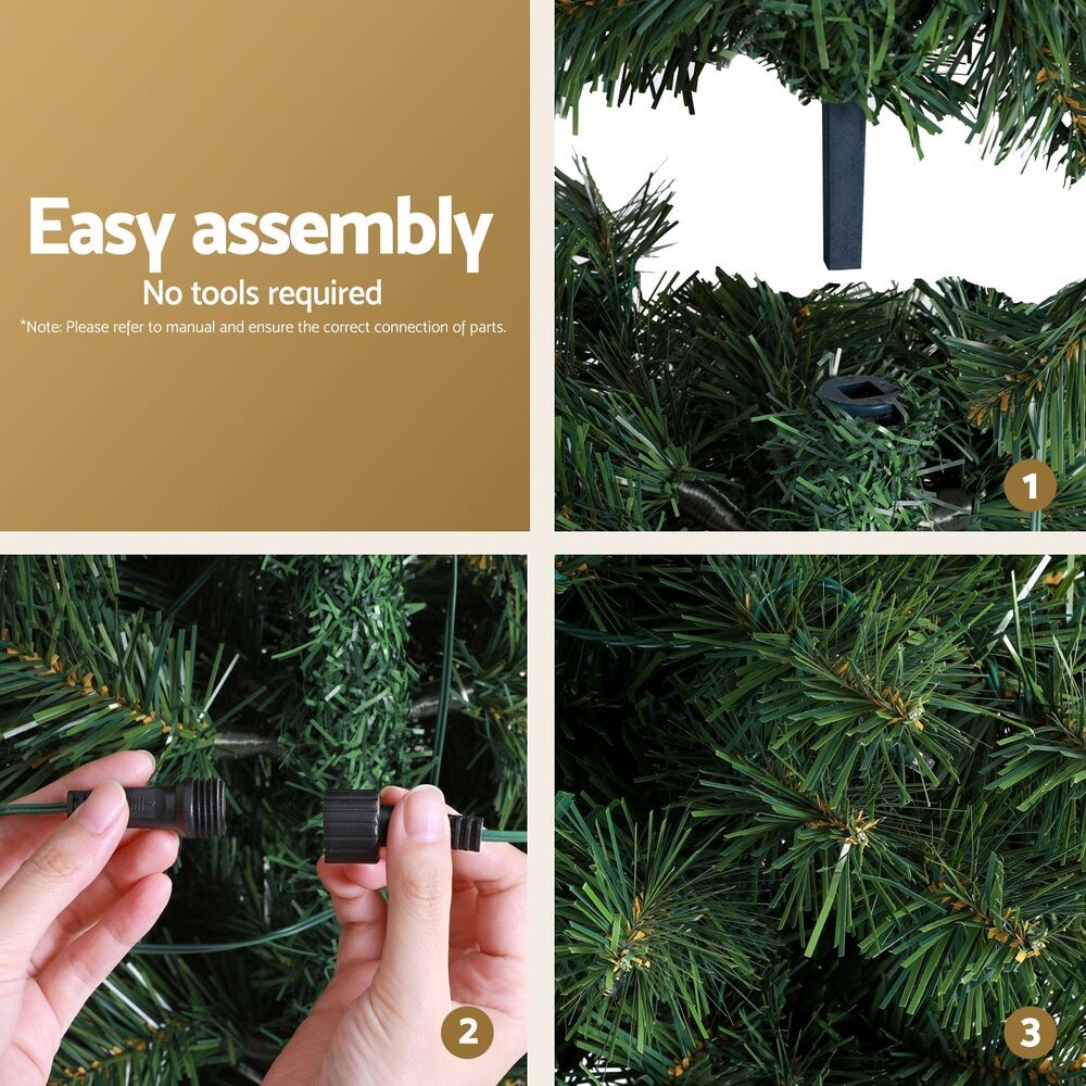 Christmas Tree 2.1M Corner Xmas Tree Party Decorations 430 Tips Price