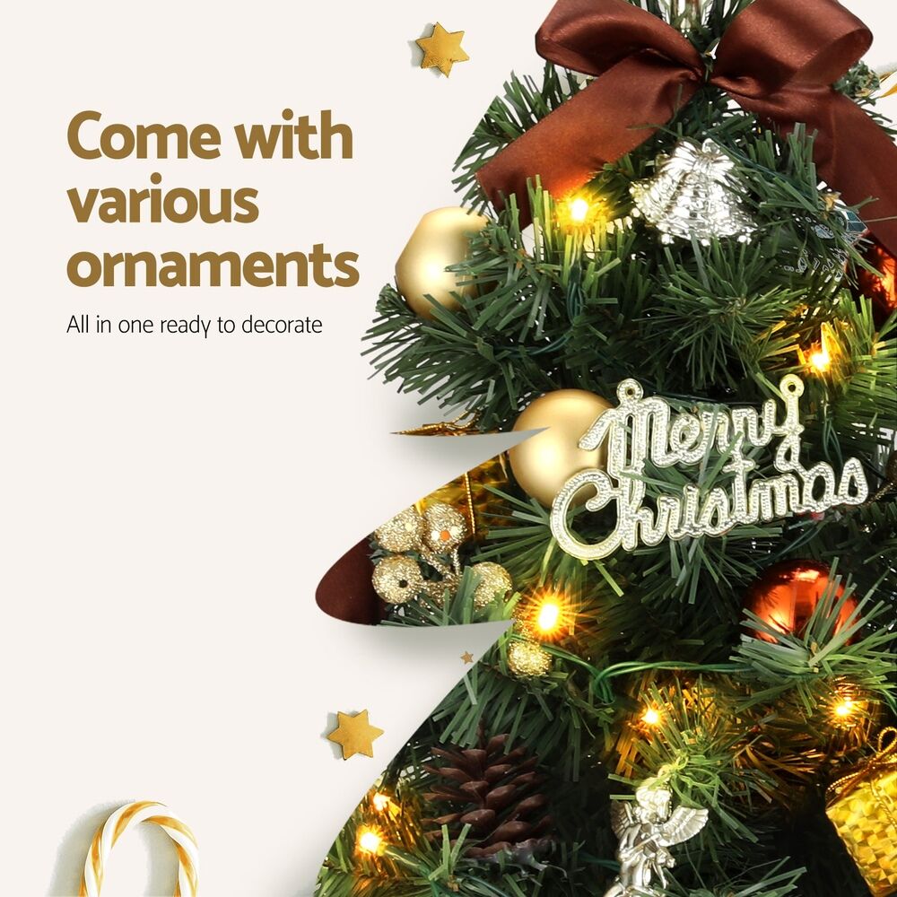 Tabletop Christmas Tree 60CM LED Xmas Tree Tree Topper Ornaments Price