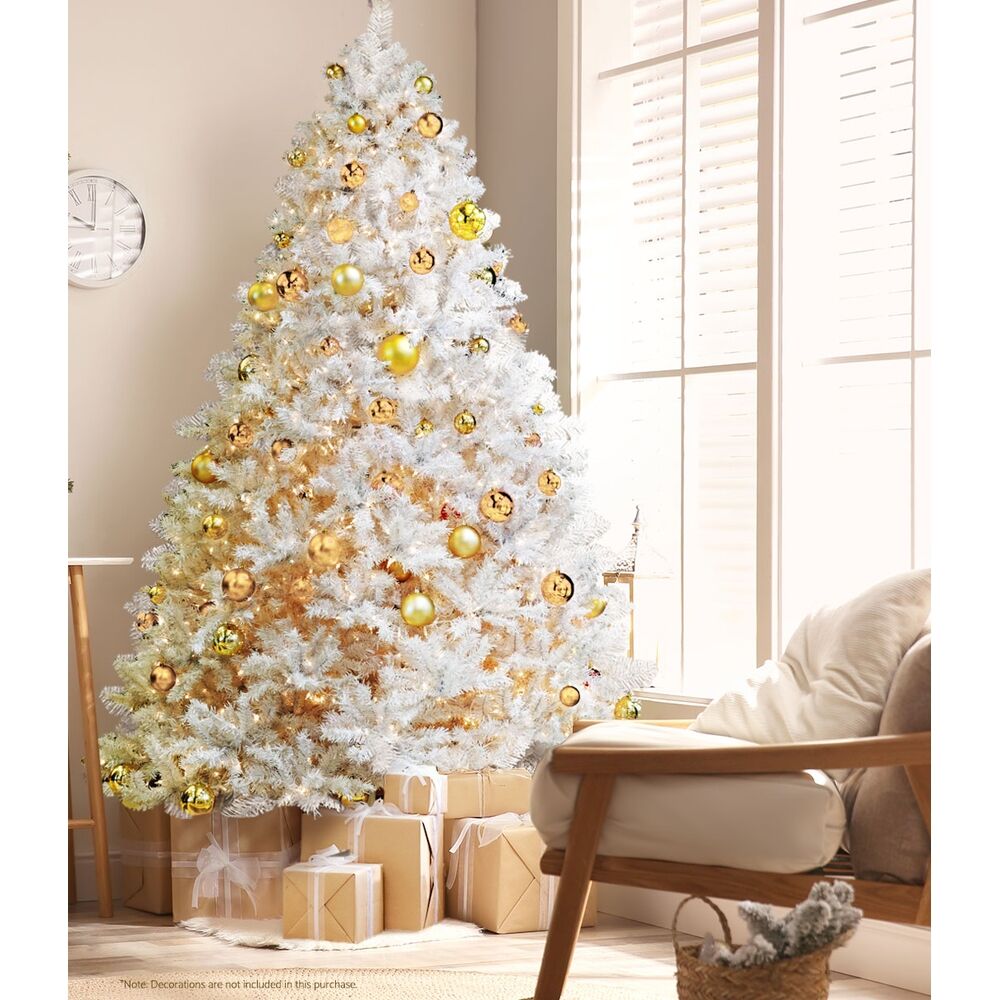 Christmas Tree 2.1m 1000 White Tips Xmas Tree Decorations Price
