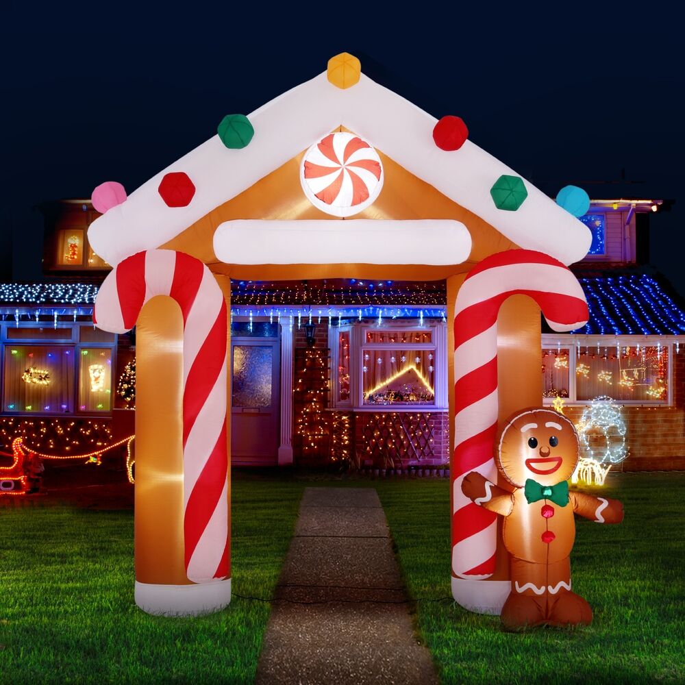 Christmas Inflatable Archwary Ginger 2.8M Illuminated Decorations Price