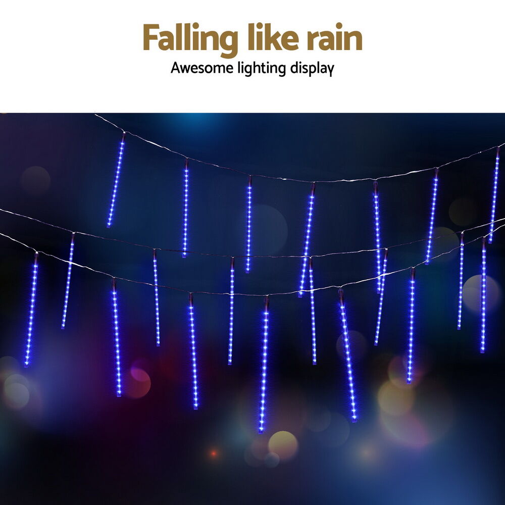 7M Christmas Lights Shower Light 288 LED Icicle Falling Metor Price
