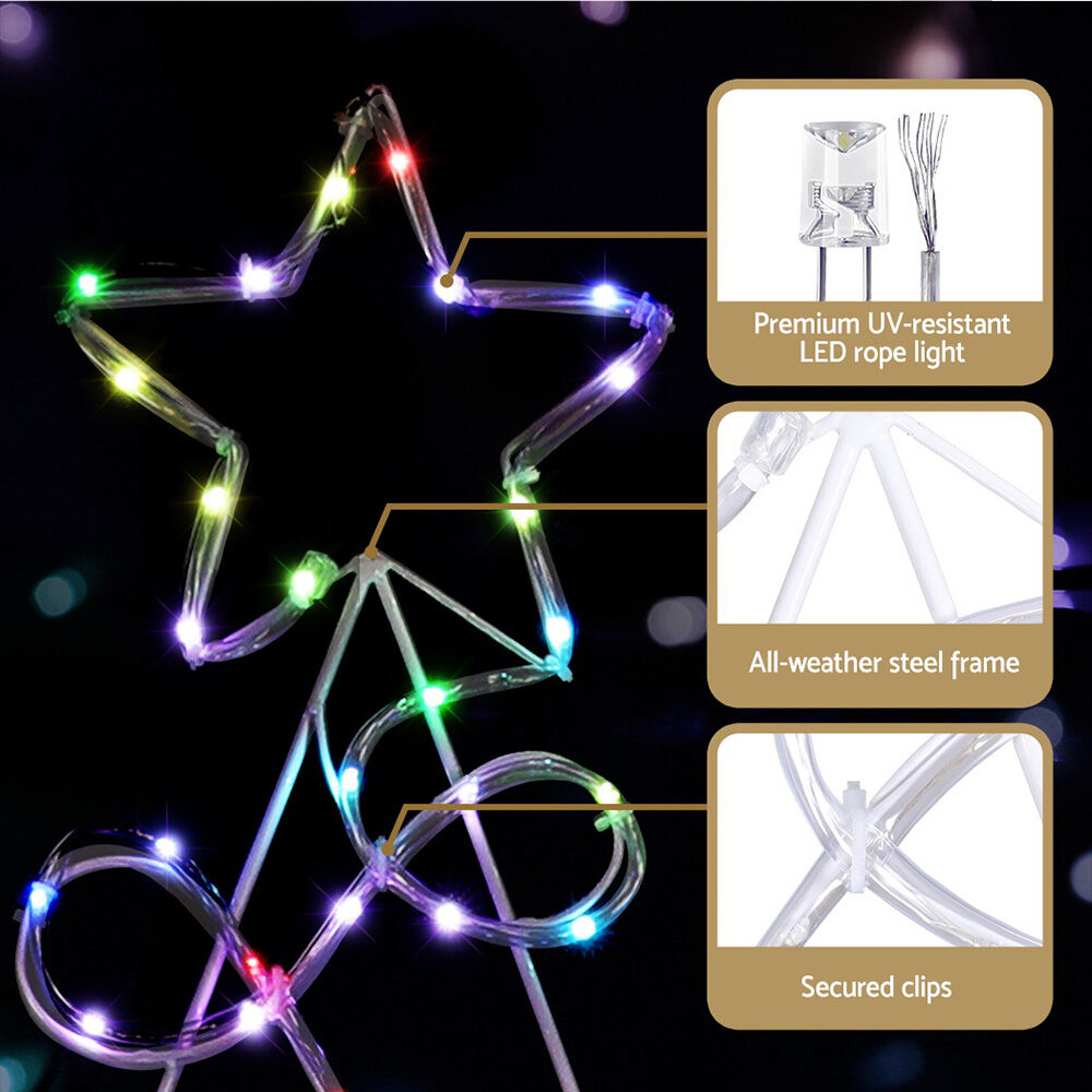 Christmas Tree 1.7m 230 RGB LED Motif Lights Xmas Trees Decoration Price