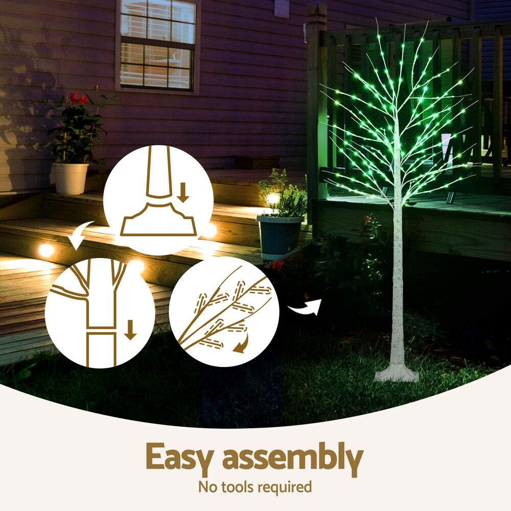 Christmas Tree 1.7m Twigs 120 RGB LED Lights Xmas Trees Decoration Price