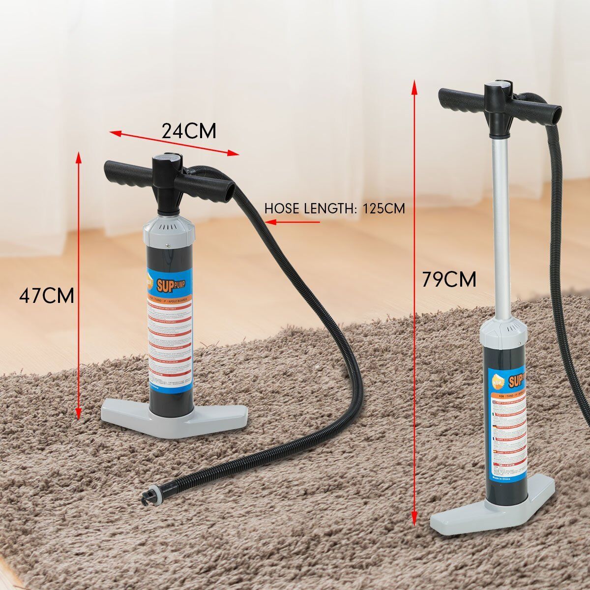 Kahuna Manual Hand SUP Pump for Air Tracks Inflatable Mattresses Price