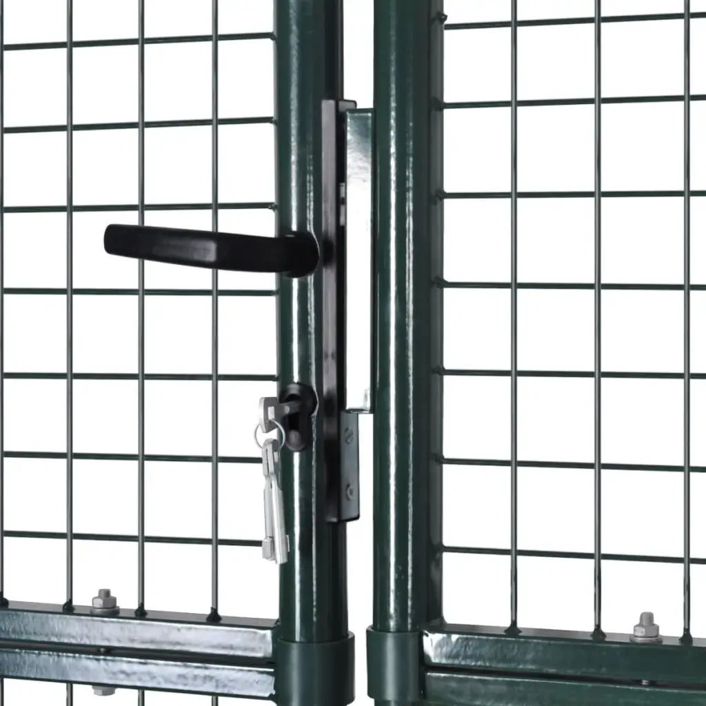 Fence Gate Powder-Coated Steel 306 x 200 cm Price