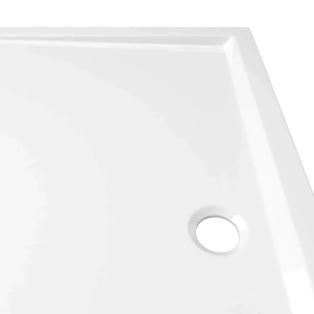 Rectangular ABS Shower Base Tray White 80x120 cm Price